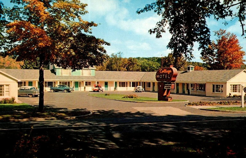 College Motel - Old Post Card (newer photo)